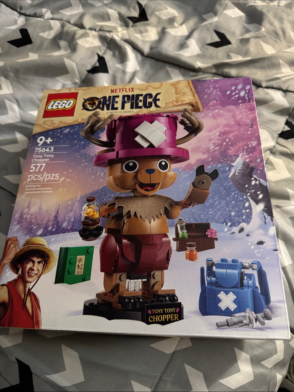 Lego One Piece Tony Tony Chopper - Brown, Pink & Blue